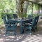 Highwood Usa Weatherly 7pc Rectangular Outdoor Patio Furniture Dining Set 72 x 42 AD-ST7WL1CO4AA-NBE - alternate 3